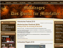 Tablet Screenshot of middleages.at