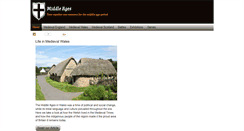 Desktop Screenshot of middleages.org.uk